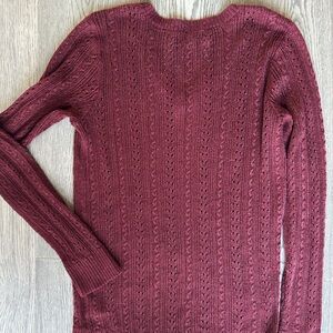 Banana Republic Factory Maroon Women's Sweater